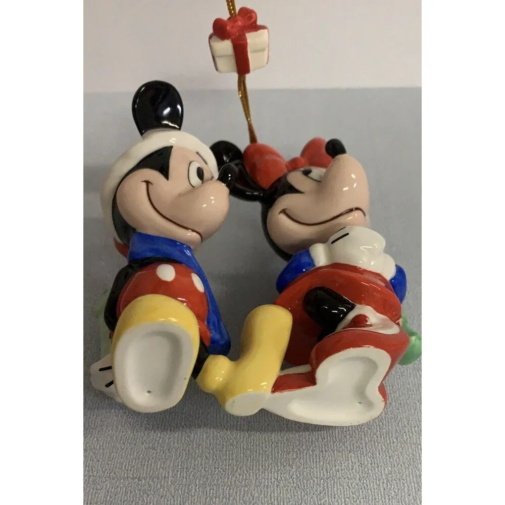 Bradford Exchange Disney Mickey & Minnie Mouse 2009 Porcelain Ornament